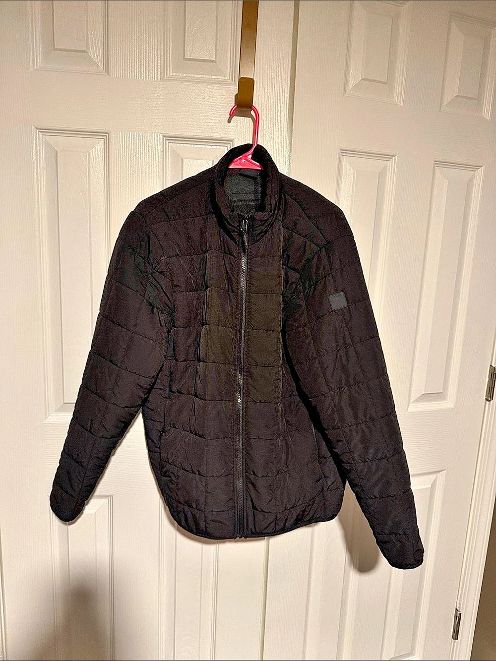 Voyager Black Quilted Jacket Like New